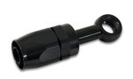 Vibrant -8AN Banjo Hose End Fitting for use with M14 or 9 16in Banjo Bolt - Aluminum Black on Sale