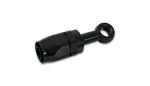 Vibrant -8AN Banjo Hose End Fitting for use with M12 or 7 16in Banjo Bolt - Aluminum Black Online