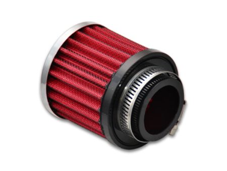 Vibrant Crankcase Breather Filter w  Chrome Cap 1.5in 38mm Inlet ID Online