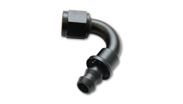 Vibrant Push-On 120 Degree Hose End Elbow Fitting - -10AN Online Hot Sale