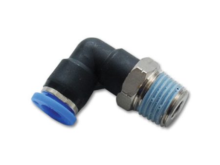 Vibrant Male Elbow Pneumatic Vacuum Fitting For 3 8in OD Tubing (3 8in NPT Thread) For Sale