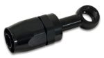 Vibrant -8AN Banjo Hose End Fitting for use with M18 Banjo Bolt - Aluminum Black Supply