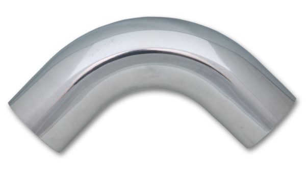 Vibrant 2.5in O.D. Universal Aluminum Tubing (90 degree bend) - Polished For Cheap