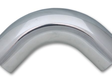 Vibrant 2.5in O.D. Universal Aluminum Tubing (90 degree bend) - Polished For Cheap