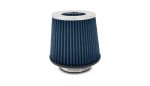 Vibrant Open Funnel Perf Air Filter (5in Cone O.D. x 5in Tall x 3in inlet I.D.) - Chrome Filter Cap Online now