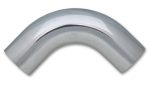 Vibrant 1.75in O.D. Universal Aluminum Tubing (90 degree bend) - Polished Fashion