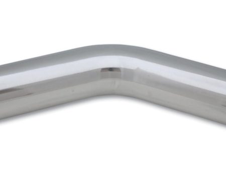 Vibrant 1.5in O.D. Universal Aluminum Tubing (45 degree bend) - Polished Supply