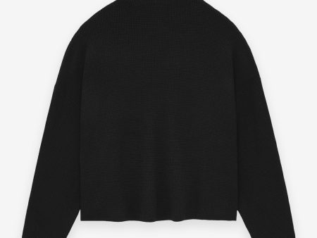 Womens Waffle Turtleneck For Cheap