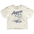 Aspen Ski Club Cut Off Tee Fashion