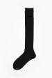 ANP-118AHS Ribbon Knee Sock Black Supply