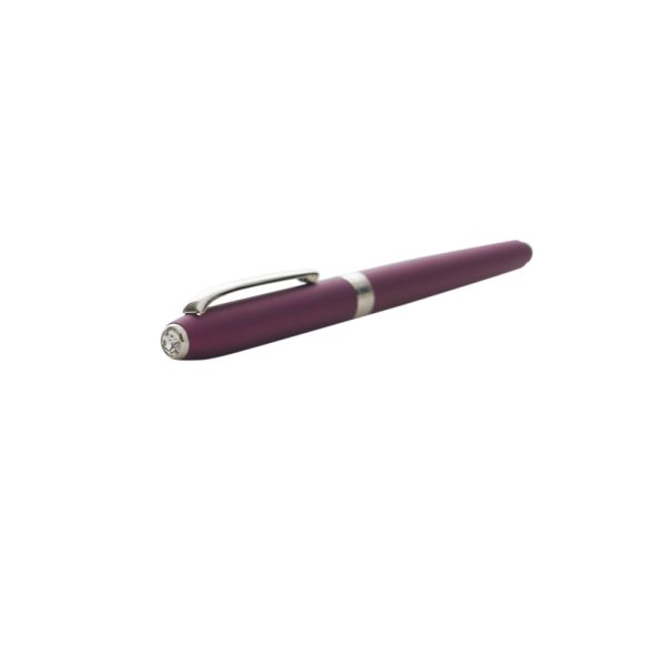 Carlton London Metallic Purple Pen with Stylus For Discount