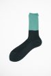 ANP-92L Two Tone Socks Green Turquoise on Sale