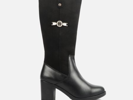 Women Long Mid Heel Boot Online Sale