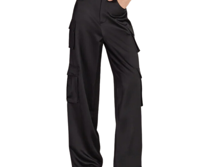 Favorite Daughter Satin Cargo Pant Fashion