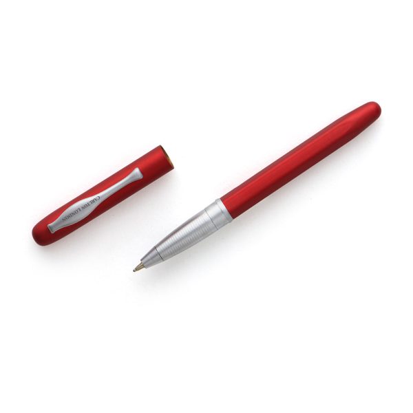 Carlton London Red Metallic Magnetic Metal Pen For Discount