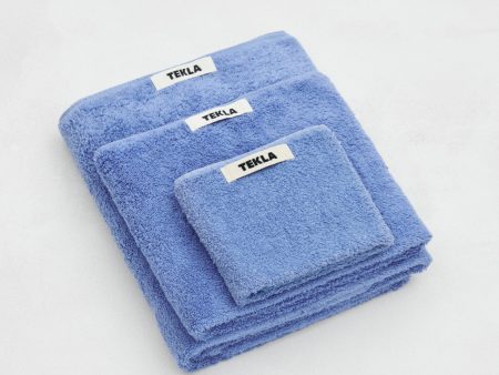 Terry Bath Towel Clear Blue Online now