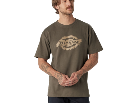 Dickies Men s Short Sleeve Heavyweight Logo T-Shirt on Sale