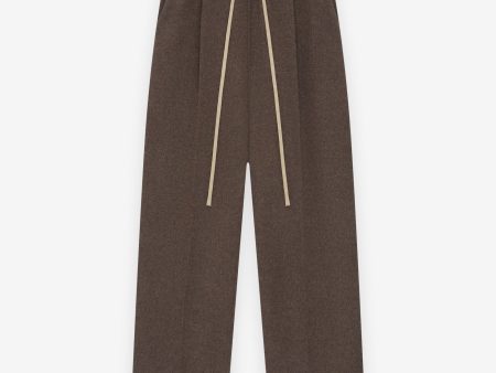 Brushed Wool Cashmere Wide Leg Pants Sale