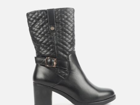 Women Calf Mid Heel Boot Online Sale