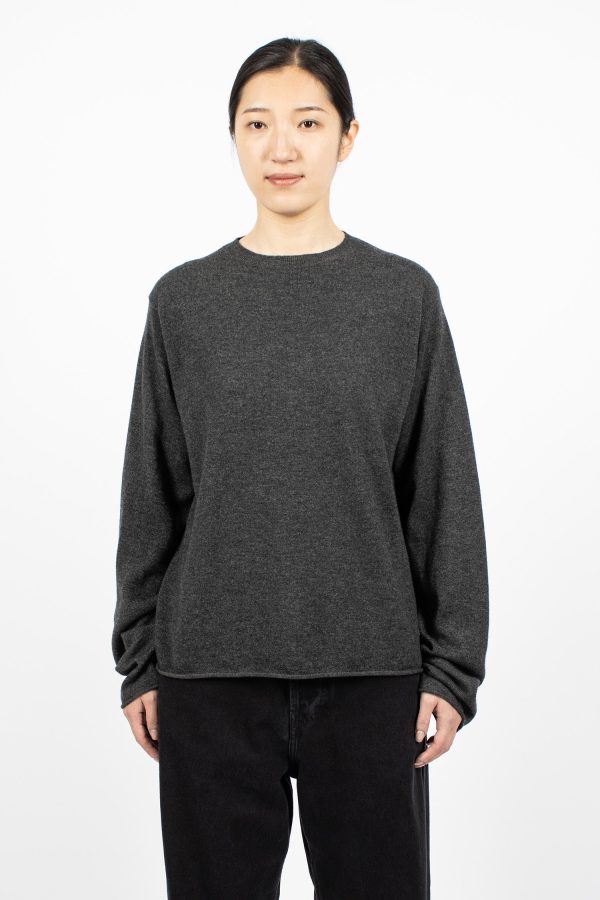 Malou Sweater Charcoal Melange Hot on Sale