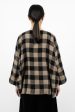 Square Check Shirt Brown Black Online now