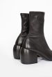 Heeled Half Boots Dark Brown Fashion