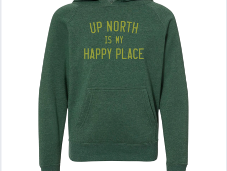 YOUTH Up North Is My Happy Place Sweatshirt on Sale