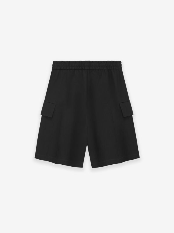 Weighted Twill Cargo Shorts For Discount