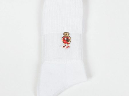 RS-198 Team Bear Socks White Hot on Sale