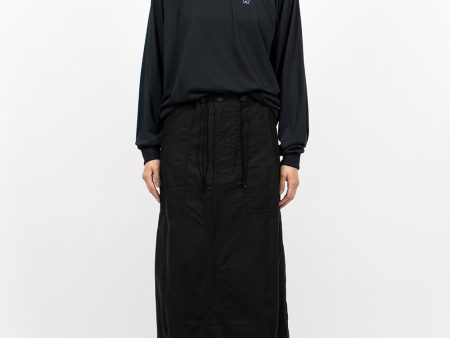 Fatigue Skirt Black Sateen Sale