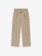 Weighted Twill Wide Leg Cargo Pants Sale