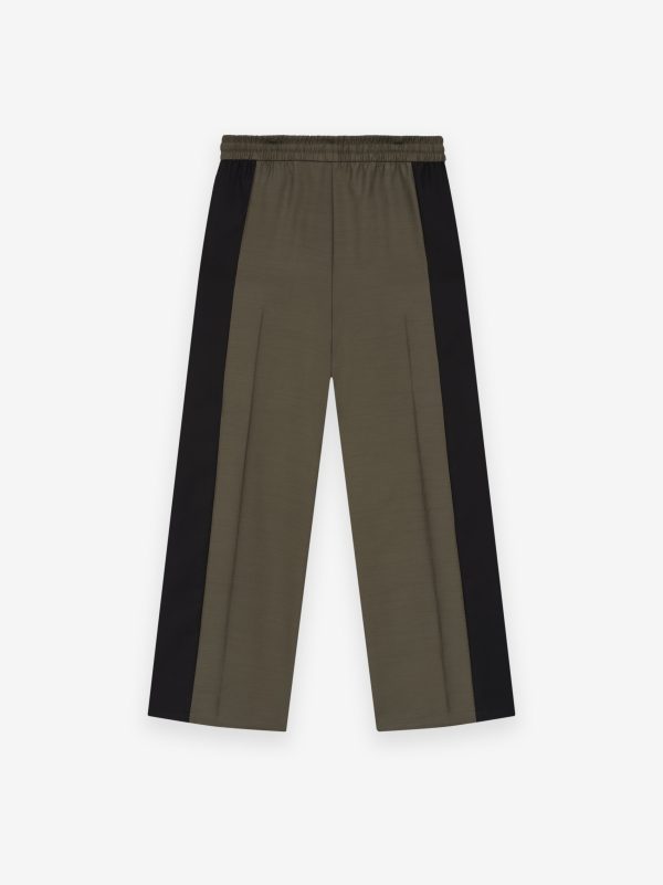 Wool Silk Side Stripe Pants Sale