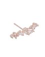 Rose Gold Plated With Cz Petite Ear Climber For Women Hot on Sale