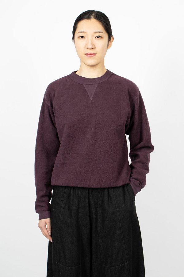 Hina Crew Neck Sweatshirt Plum Perfect Online