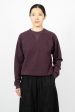 Hina Crew Neck Sweatshirt Plum Perfect Online