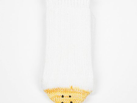 Ivy Rainbowy Happy Heel Socks White Sale