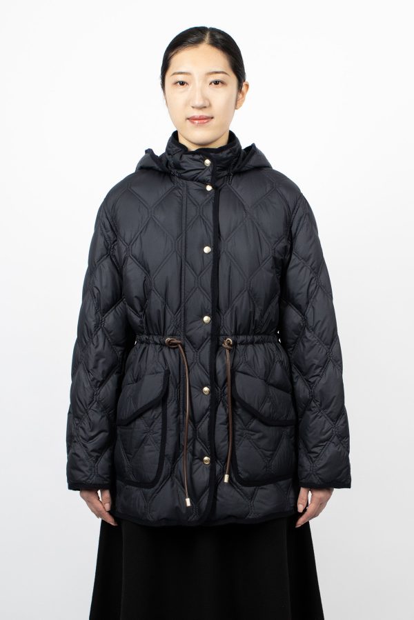 Ars Short Down Jacket Navy Blue Online Sale