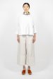 Wide Pyjama Trousers Sand Hot on Sale