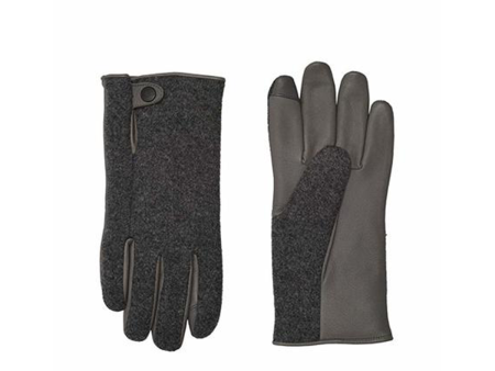 UGG Men s Snap Tab Fabric Tech Glove Online now