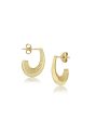 Carlton London 18Kt Gold Plated Crecent Half Hoop Earring Cheap