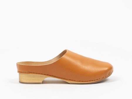 Low Leather Clog Natural Online