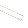 Carlton London Rose Gold Plated Twins Heart Cz Studded Necklace For Women Supply