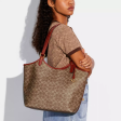 Coach Day Tote Bag In Signature Canvas on Sale