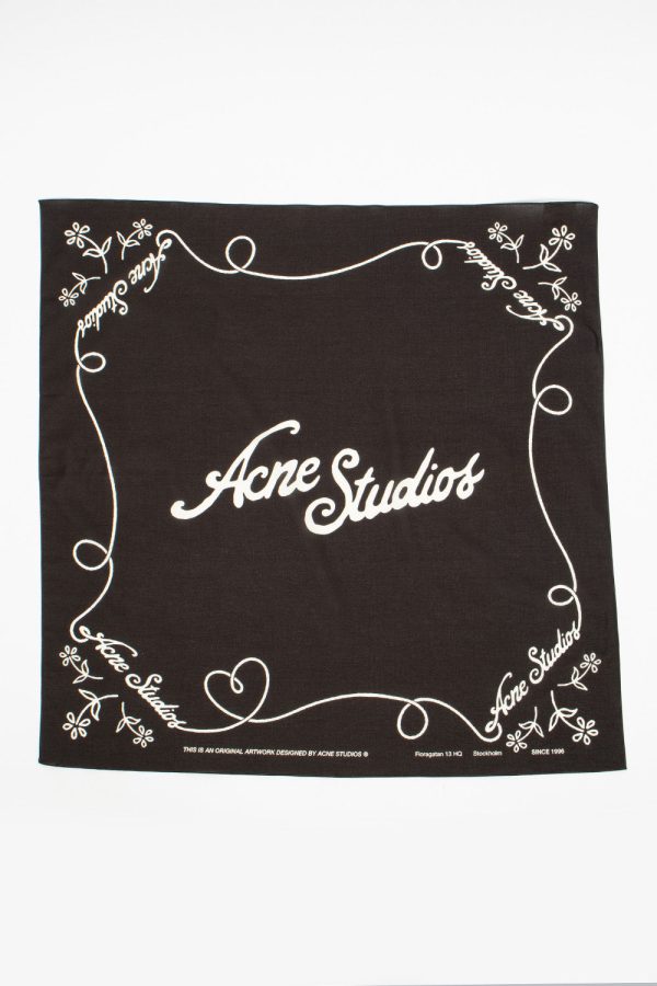 Logo Bandana Black White Online