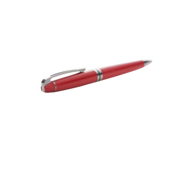 Carlton London Red Metallic Magnetic Metal Twist Pen Online