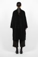 U4530 Velvet Loose Coat Black Cheap