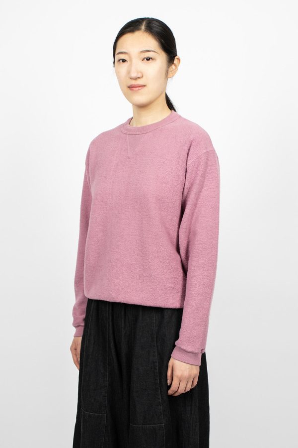 Hina Crew Neck Sweatshirt Dusky Orchid Hot on Sale