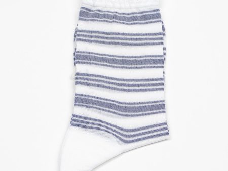 AM-781 Border Socks Blue White Online Hot Sale