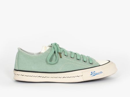 Skagway Lo Sneaker Green Canvas Online now