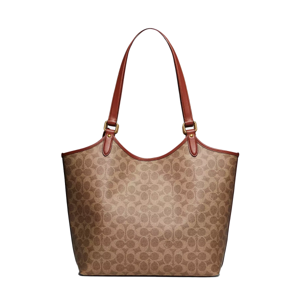 Coach Day Tote Bag In Signature Canvas on Sale